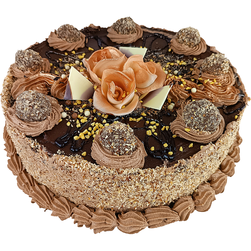 torta ferrero okrugla